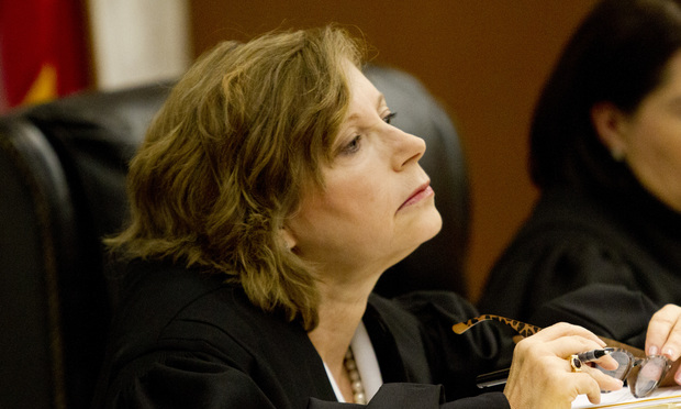 Judge Anne Elizabeth Barnes. (Photo: John Disney/ALM)