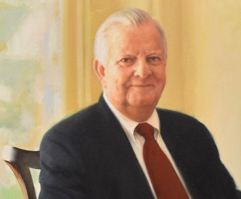 Cobb Courthouse Adds Portrait of a Judge so Kind Parties Couldn't Always Tell When They Lost