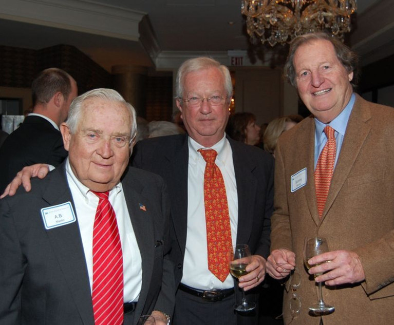 'A Second Father': Morris Manning & Martin Co Founder Remembered as a Top Mentor Litigator