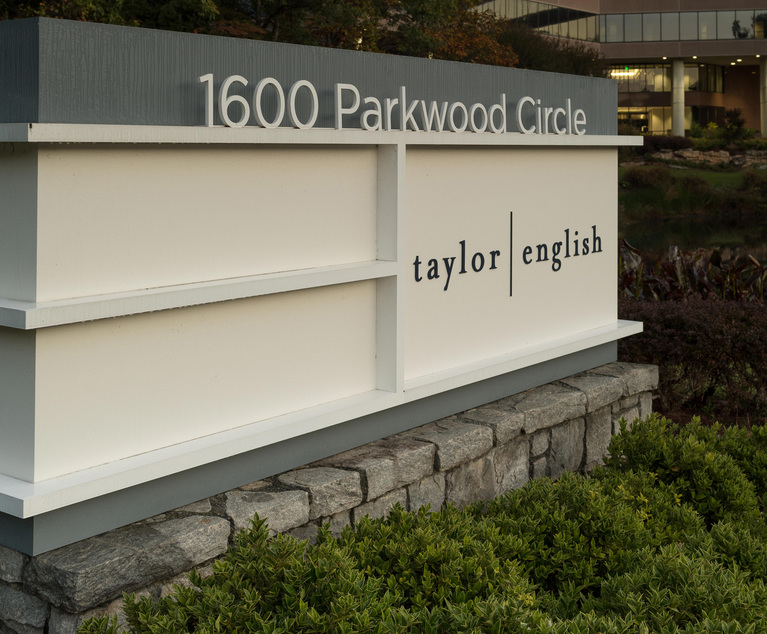 Taylor English Office Sign