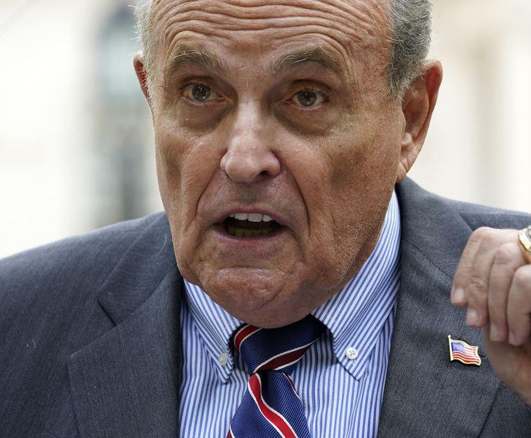 Rudy Giuliani's Ethics Hearing to Focus on Pa Election Fraud Claims Not Ga 