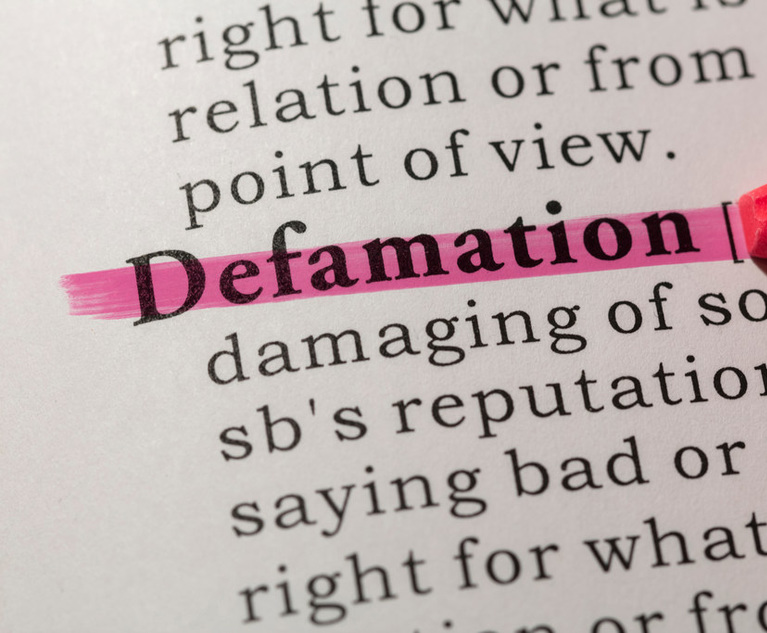 Anti SLAPP Statute Helps Dismiss Lawyer's Defamation Claim Against Opposing Counsel
