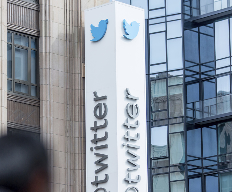 Twitter headquarters, located at1355 Market St. Photo: Jason Doiy/ALM