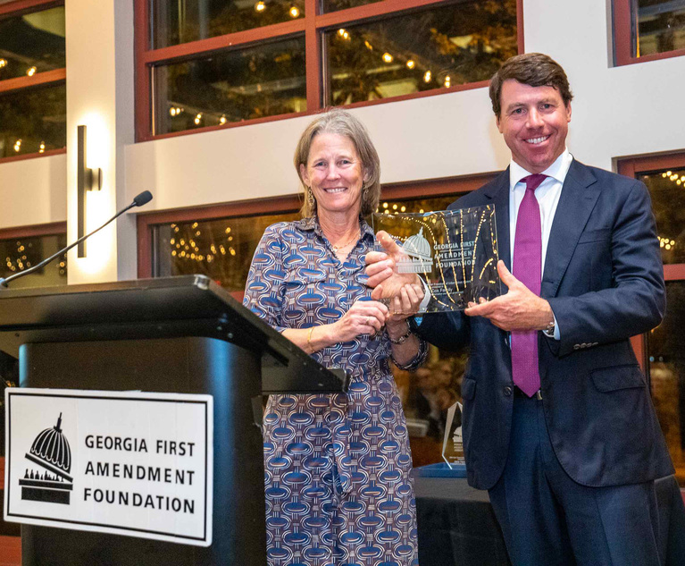 First Amendment Foundation Honors Cox Enterprises Hansen at Weltner Awards Event