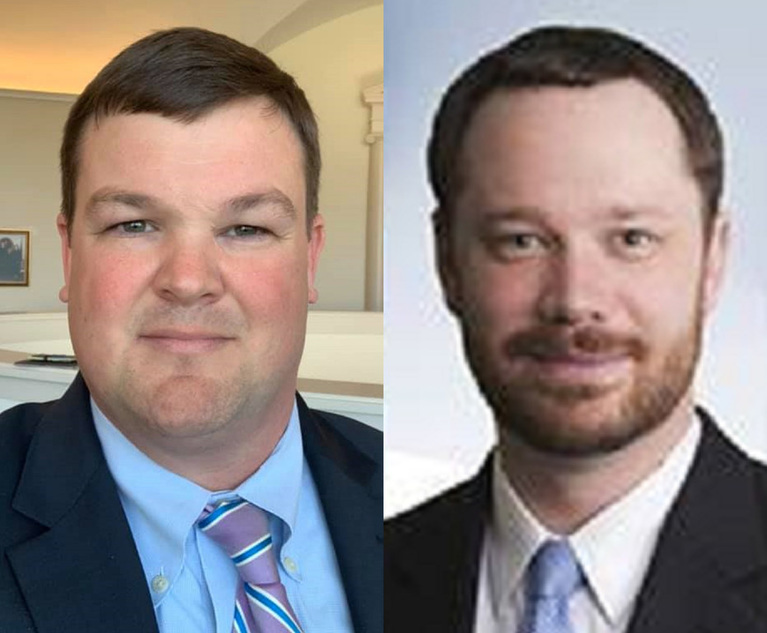 William Dennis "Trey" Taylor III,left, of Daniels Taylor Law and John Chase Wilson,right, of J. Chase Wilson Law LLC in Dublin, GA. Courtesy photos