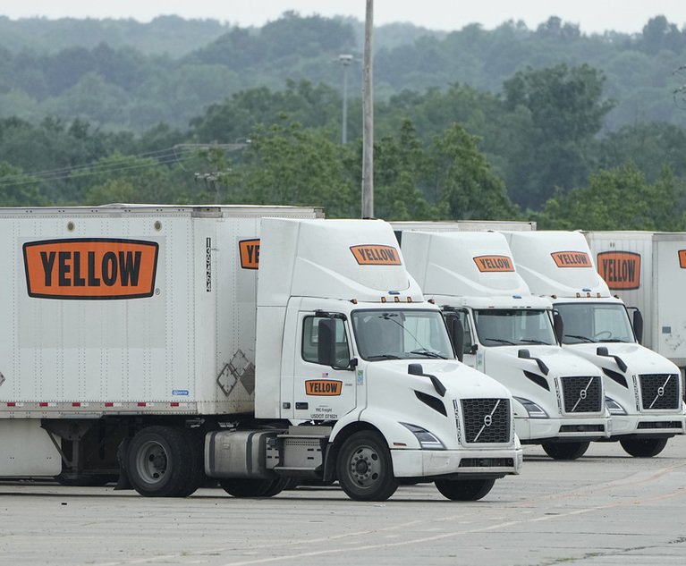 2 Delaware Class Actions Including Ga Case Say Yellow Freight Wrongly Fired 30 000 Without Notice
