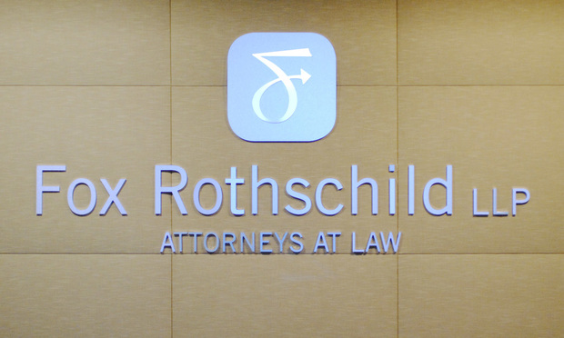 Fox Rothschild sign