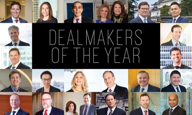 The American Lawyer's 2019 Dealmakers of the Year