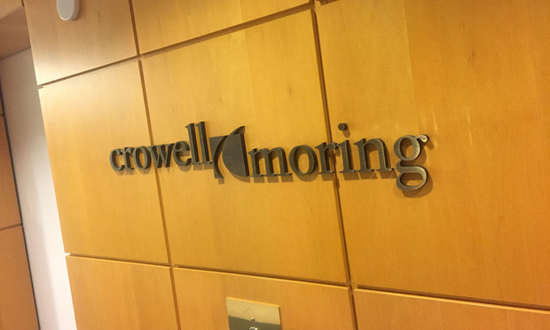 Crowell & Moring sign