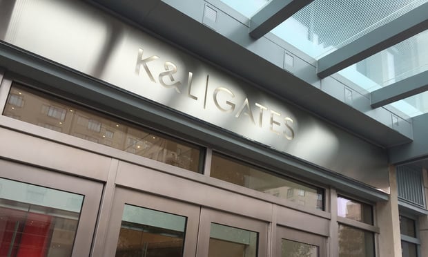 K&L Gates sign