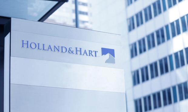 Holland & Hart Elects M&A Partner as Incoming Chair