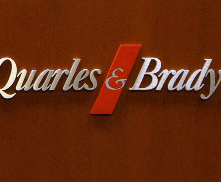 With Shift in Partnership Ranks Quarles & Brady Sees Revenue and Profit Hike