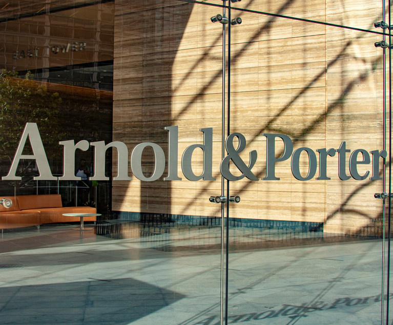Passing the Billion Dollar Mark Is Beyond Symbolic for Arnold & Porter Leadership