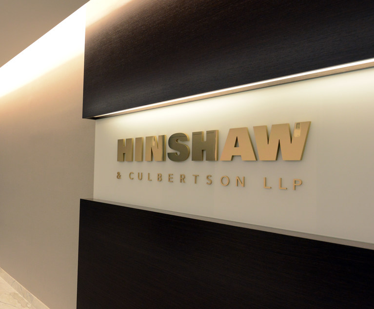 Hinshaw & Culbertson Moves Into DC Market With McGlinchey Compliance Partner