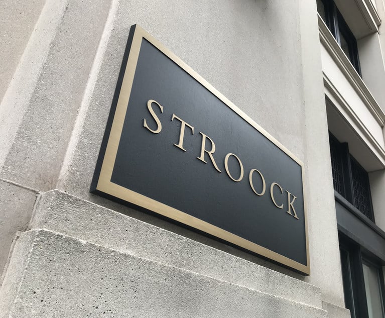 Stroock, Nixon Peabody Plan to Merge, Schedule Announcement for Summer