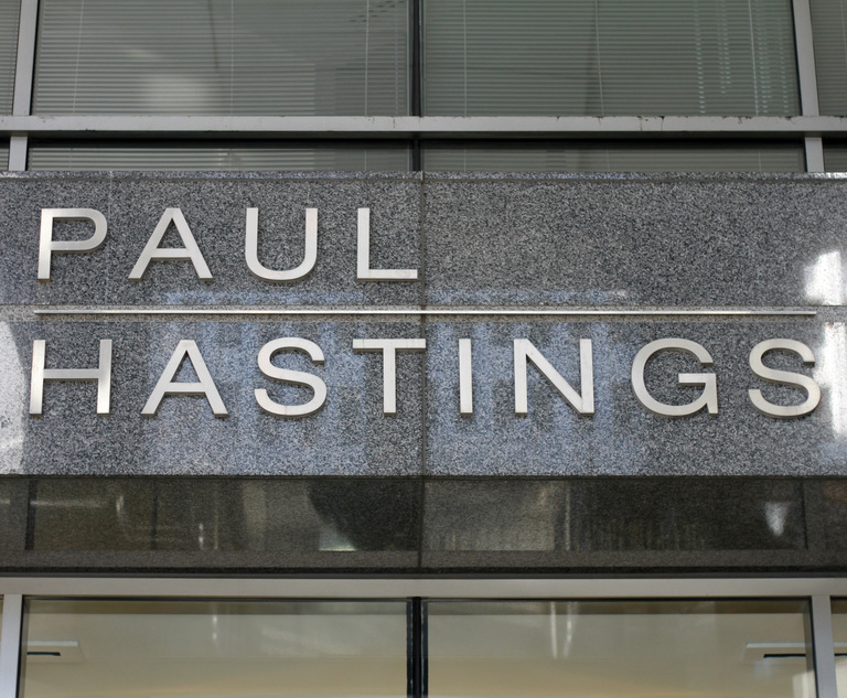 Longtime Paul Hastings CFO Departs Following Wave of Exits