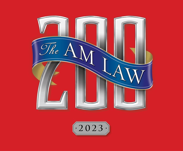 The 2023 Am Law 200 Ranked By Gross Revenue The American Lawyer