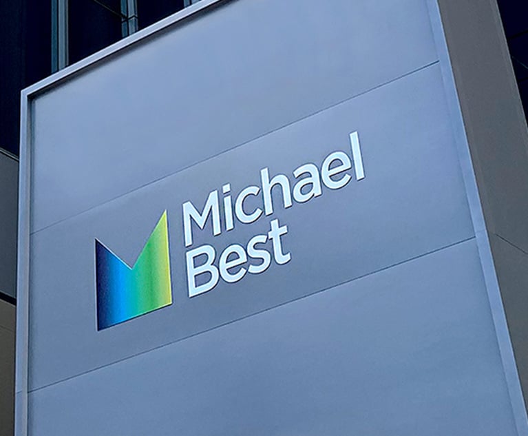 Michael Best Hit With Legal Mal Suit Over Work for Startup Company