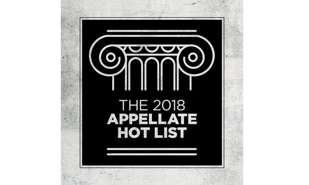 The National Law Journal's 2018 Appellate Hot List