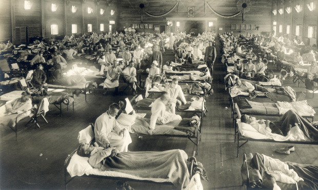 Spanish flu patients
