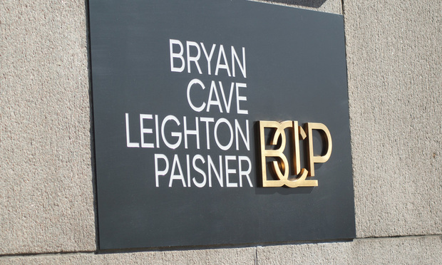 Post Merger Bryan Cave Leighton Paisner Sells Stake in Lawyers on Demand