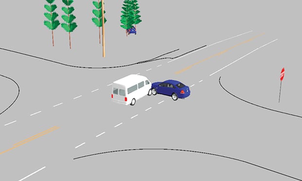 Accident diagram.