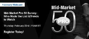Deep Dive into the Pro Mid Market 50 Survey Results: Who Made the List and Trends to Watch