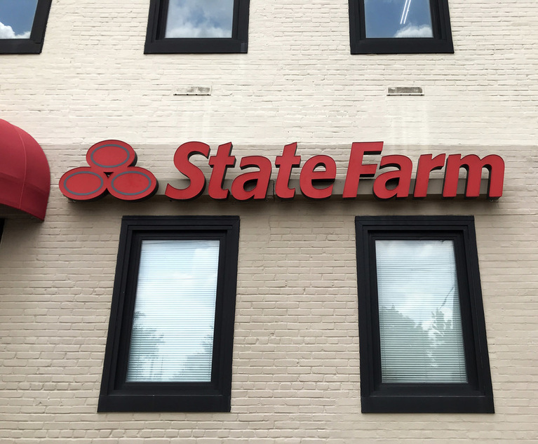 Who Got the Work: State Farm Taps Bennett Bricklin for Insurance Coverage Suit Dickie McCamey Attys Enter to Defend Norfolk Southern in Toxic Tort Suit
