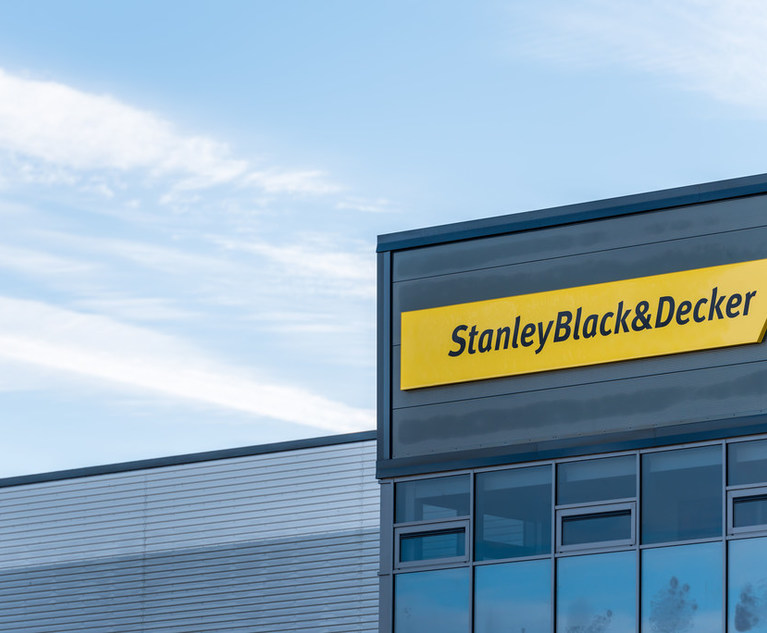 Who Got the Work: Bardsley Benedict Post & Schell Lawyers to Defend Stanley Black & Decker Simpson Lowe's in Products Liability Suit