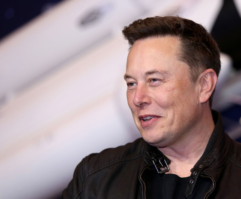 Inside Track: Musk Might Have Disdain for Lawyers But He Needs Them Now