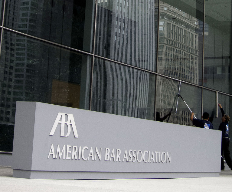 American Bar Association in Chicago. Photo:Diego M. Radzinschi/ALM