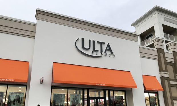 Exterior of Ulta cosmetics store