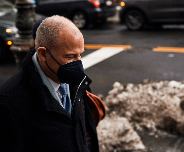 Michael Avenatti courthouse arrival