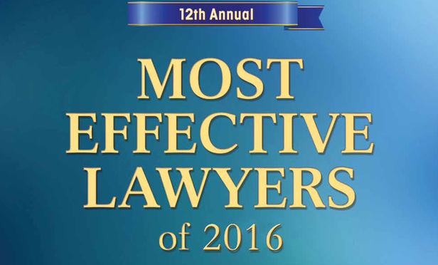 Daily Business Review's 12th Annual Most Effective Lawyers