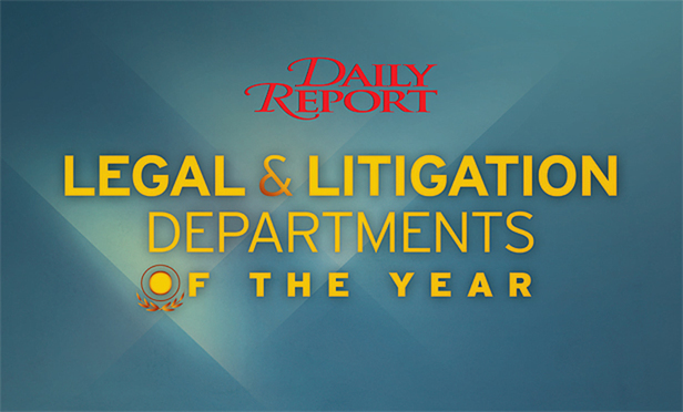 In House Legal and Law Firm Litigation Departments of the Year