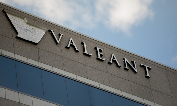 Former Valeant Executive Denied Reconsideration in Securities Fraud Suit