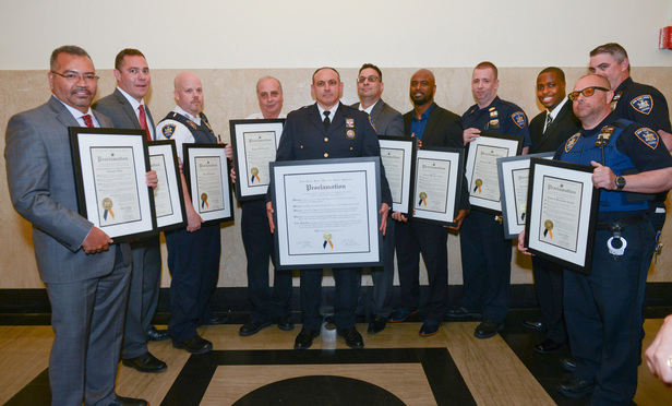 Officers Recognized for Actions During Courthouse Fire