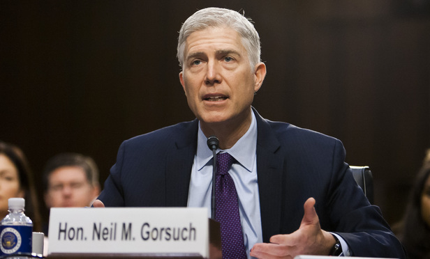 Neil Gorsuch Lays Down Some Early Markers