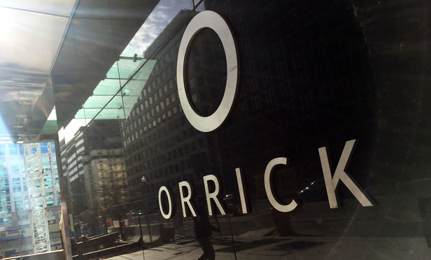 Orrick Lands Lowenstein Partner to Head New York Tech Group