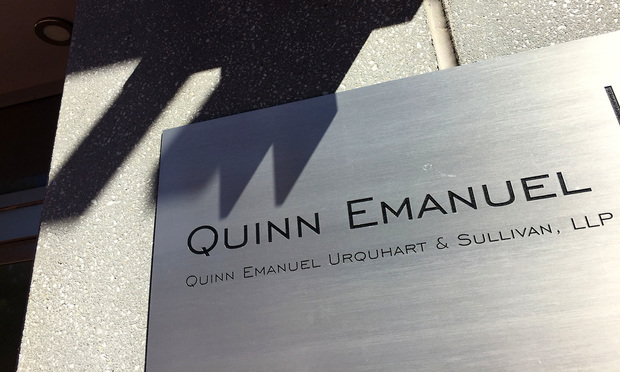 In Bid to Retain Talent Quinn Emanuel Creates New Bonus Pool