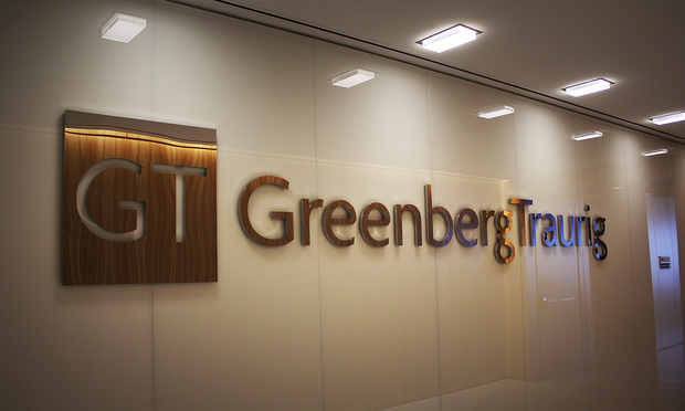 Commercial Suits Slip but Greenberg Traurig Stays Busy