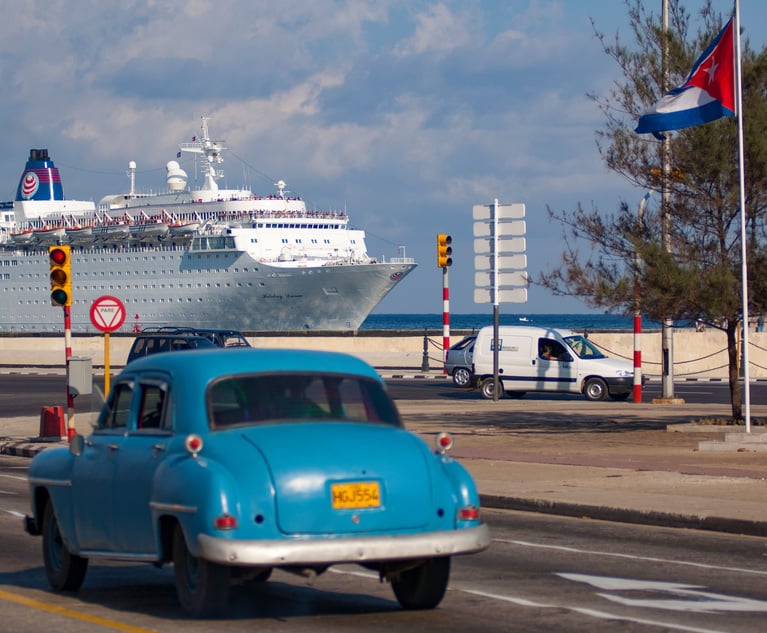 Supreme Court Revives Potential Liability for Cruise Lines That Called At Havana During U.S. Thaw